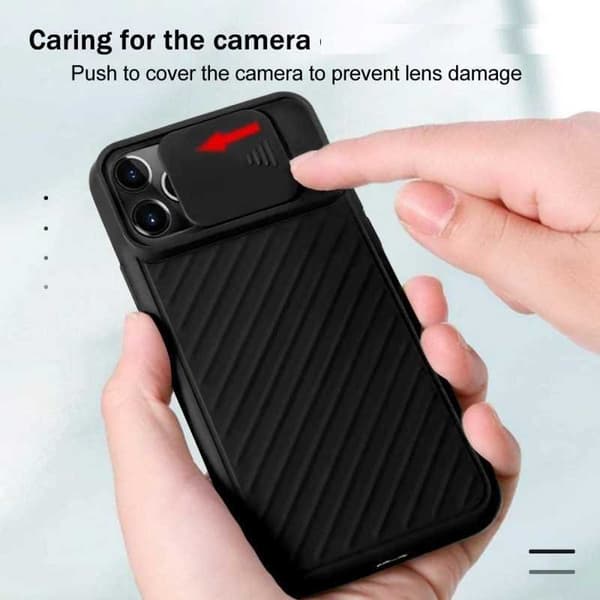 iPhone 13 Pro Max Iskunkestävä kotelo Sisäänrakennettu CamShield Svart