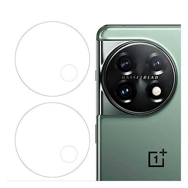 2-PACK OnePlus 11 5G Kamera Linsskydd Transparent