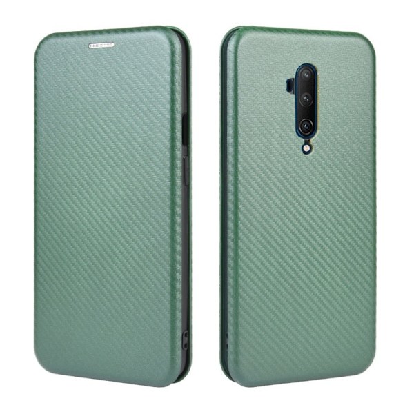 OnePlus 7T Pro Flipfodral Kortfack CarbonDreams Grön Green