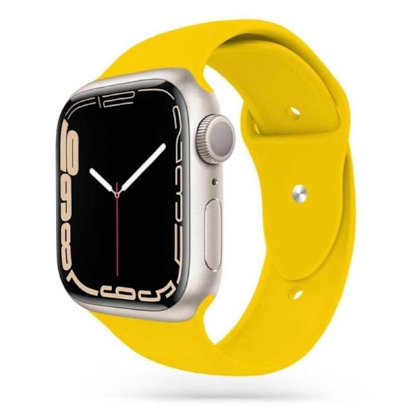 Apple Watch 38/40/41mm Slitstark Silikon Armband Walkr - Gul