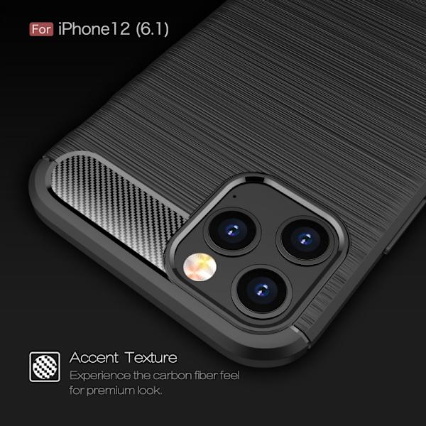 iPhone 12 Pro Shockproof Shell SlimCarbon Black
