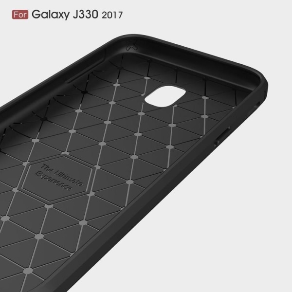 Samsung J3 2017 stødsikker stødabsorberende skal SlimCarbon Svart
