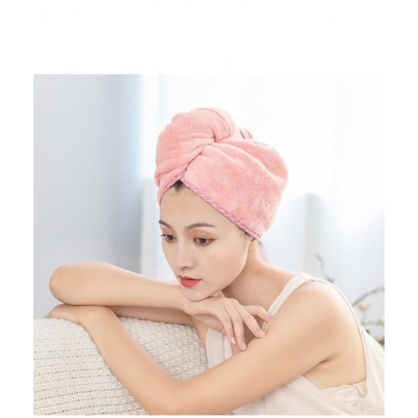 Turbie Hair håndklæde Rosa