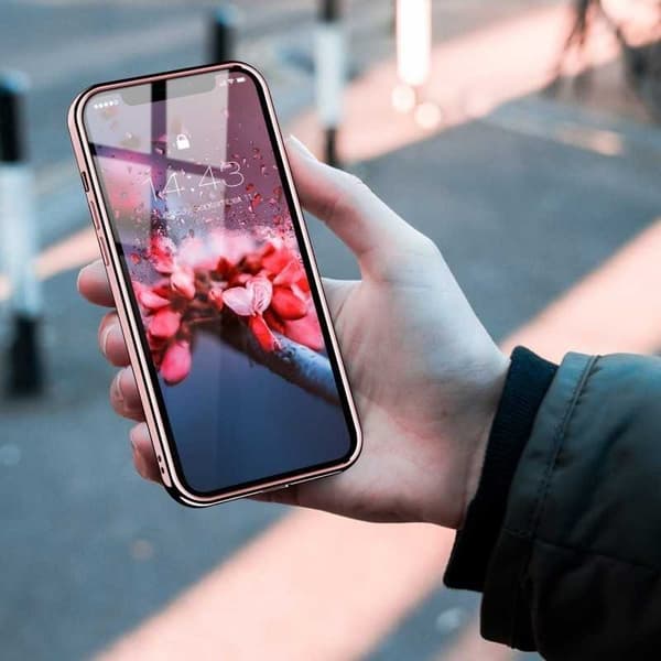 iPhone 12 Pro Iskunvaimennin kumikotelo Transparent