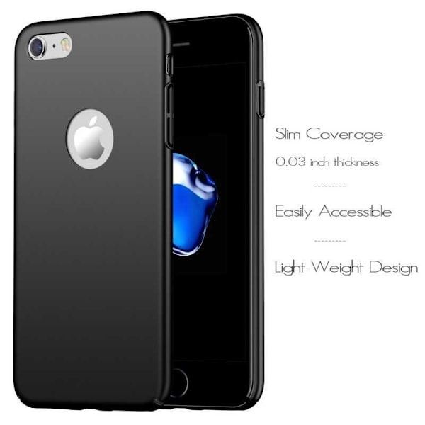 iPhone 6/6S Ultratunt Mattsvart Skal Basic V2 Svart