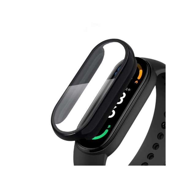 2-PACK Xiaomi Mi Band 6 NFC/5/4/3 Stötdämpande Skal 9H Härdat Gl Transparent