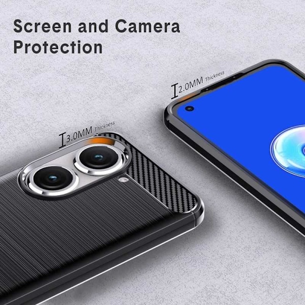 Zenfone 10 5G Shockproof Shell SlimCarbon Transparent