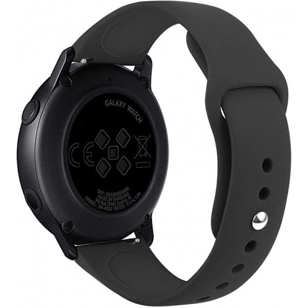 Samsung Galaxy Watch Active 2 Stilren silikonirannekoru Walkr Black