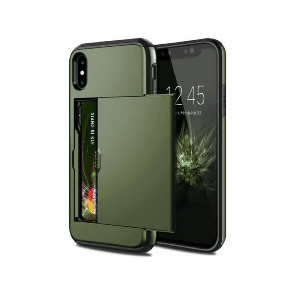 iPhone XS / X Exclusive Shockproof Cover Card-spor StreetWise