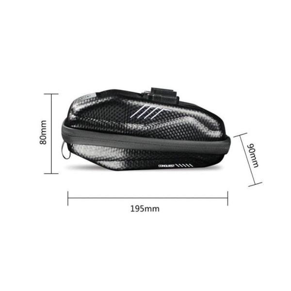 Vandtæt cykeltaske WildMan HardPouch XS Black