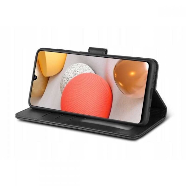 Samsung A42 5G Wallet Case PU-læder 4-Fack Black