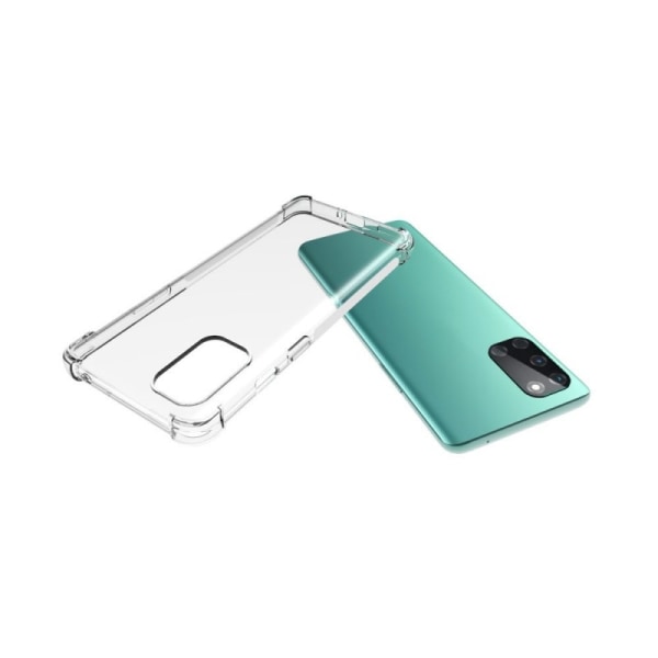 OnePlus 8T Stöttåligt Skal med Förstärkta Hörn Transparent