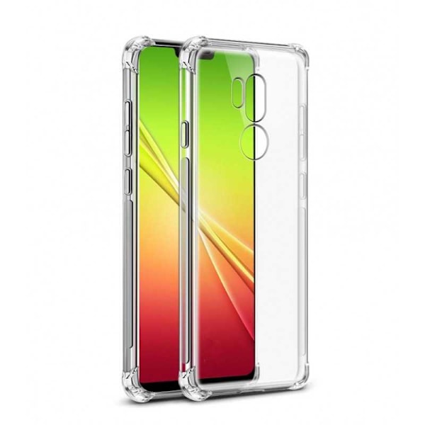 HTC U12 Plus stødabsorberende silikone Shell Shockr Transparent