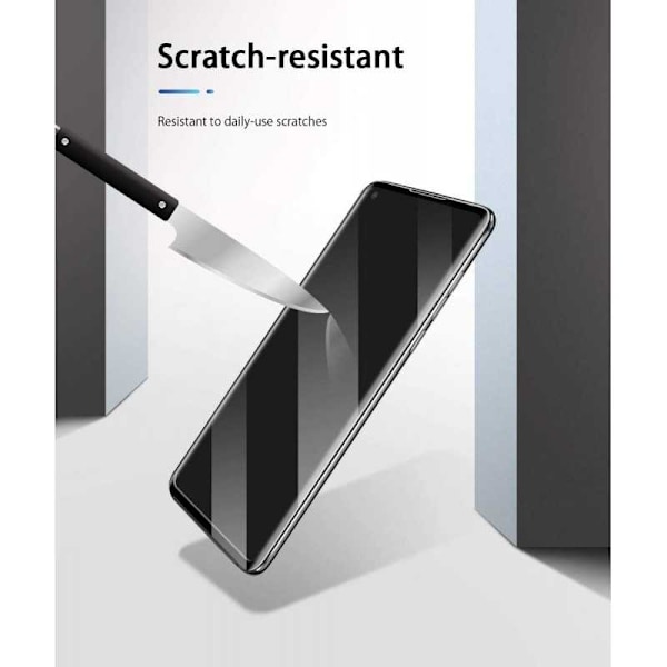 2-PACK OnePlus 8T FullFrame karkaistu lasi 0,26mm 2,5D 9H Transparent