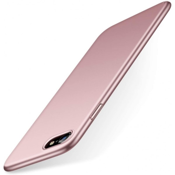 iPhone 7 Plus / 8 Plus Ultraohut kumipinnoitettu Cover Basic V2 Pink gold