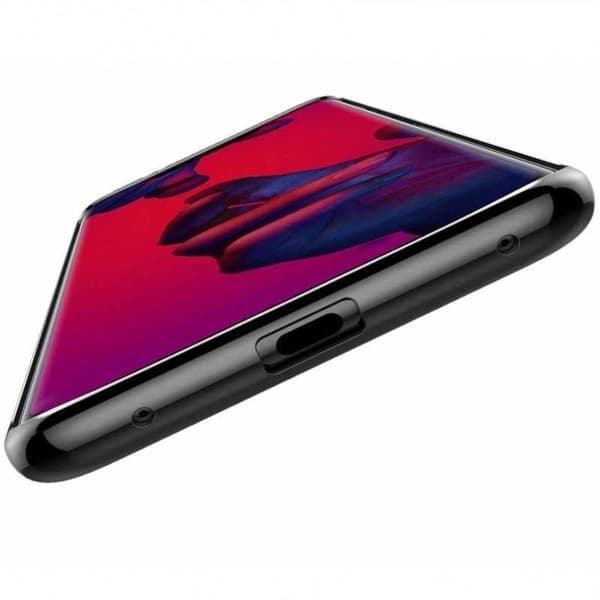 Mate 20 Pro Stötdämpande Gummiskal V2 (LYA-L29) Röd