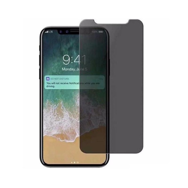 iPhone X Privacy Herdet glass 0,26 mm 2,5D 9H Transparent