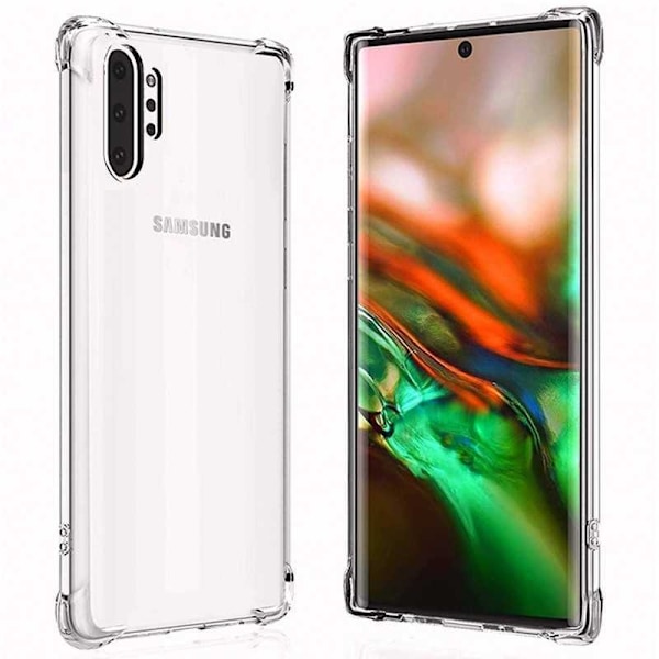 Samsung Note 10 Plus stødabsorberende silikone Shell Shockr Transparent
