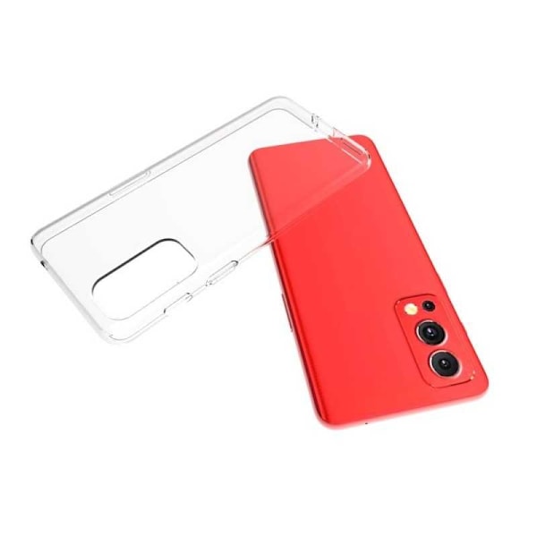 OnePlus Nord 2 5G stødabsorberende silikonetui Simple Transparent