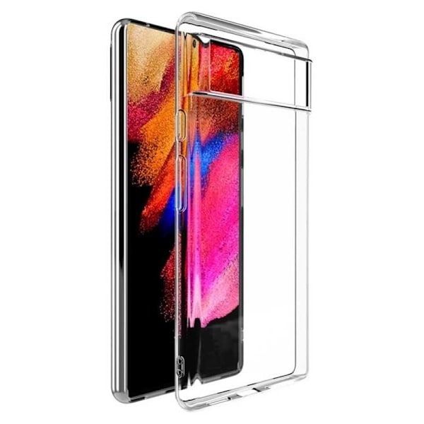 Google Pixel 6 Iskunvaimennin Silicone Case Simple Transparent