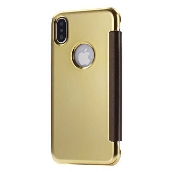 iPhone X Flip Case Clear View Seisova Rocket Svart