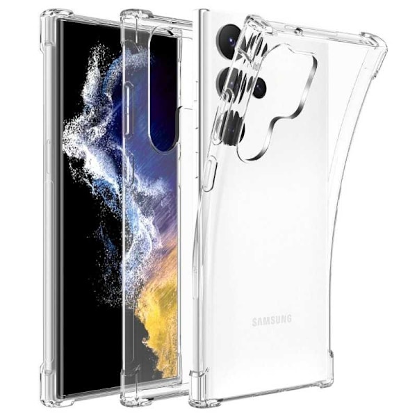 Samsung S23 Ultra iskuja vaimentava silikonikotelo Shockr