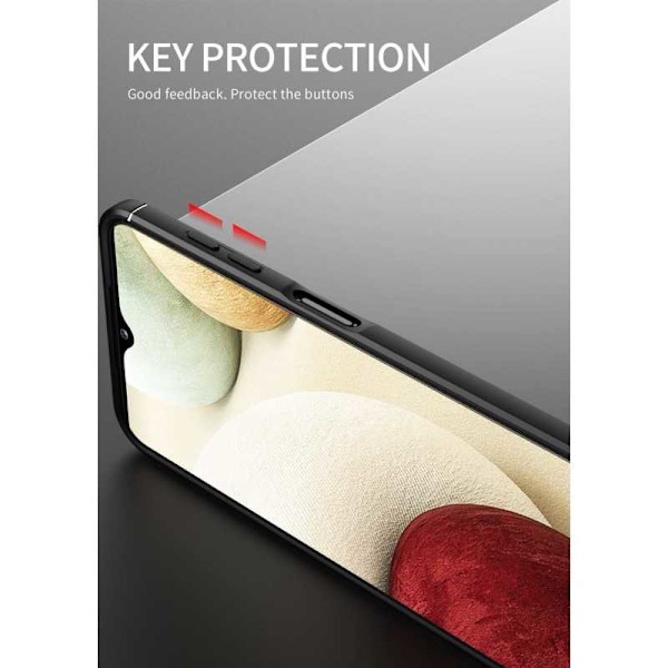 Samsung A13 4G Käytännöllinen iskunkestävä kotelo sormustelineellä V3 Black