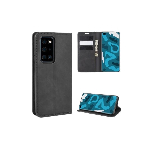 Huawei P40 Pro Flip Case Kortrum Ruskind Black