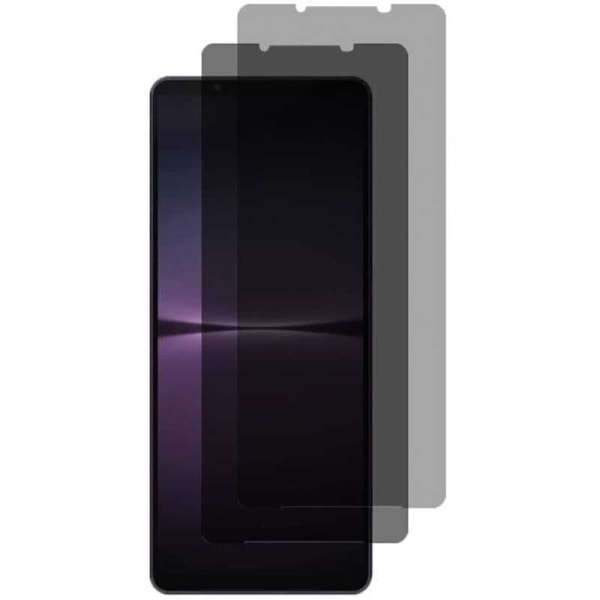 Xperia 10 V Privacy Hærdet glas 0,26 mm 3D 9H Transparent