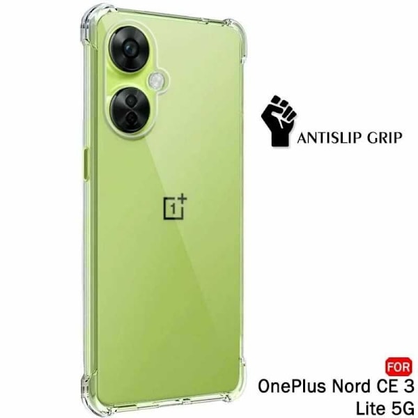 OnePlus Nord CE 3 Lite 5G gennemsigtigt stødabsorberende cover