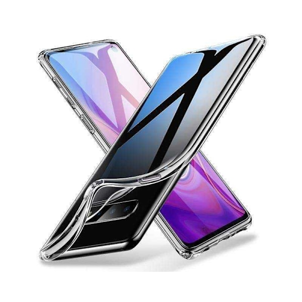 Samsung S10 stødabsorberende silikonetui Simple (SM-G973F) Transparent