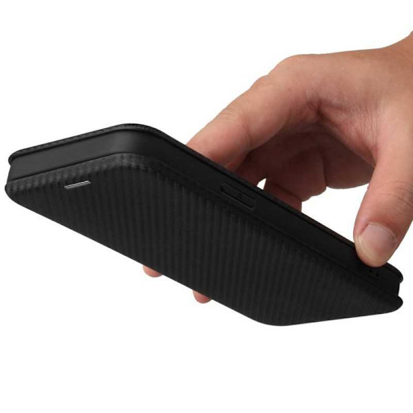 iPhone 13 Pro Max Flip Case Kortrum CarbonDreams Grön