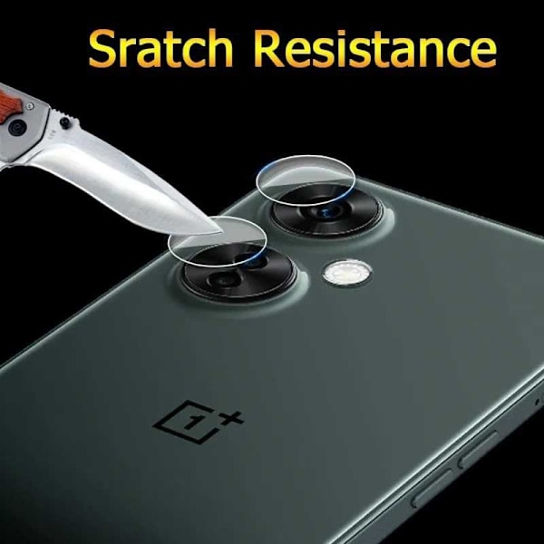 OnePlus Nord 3 Kamera Linsskydd Härdat Glas