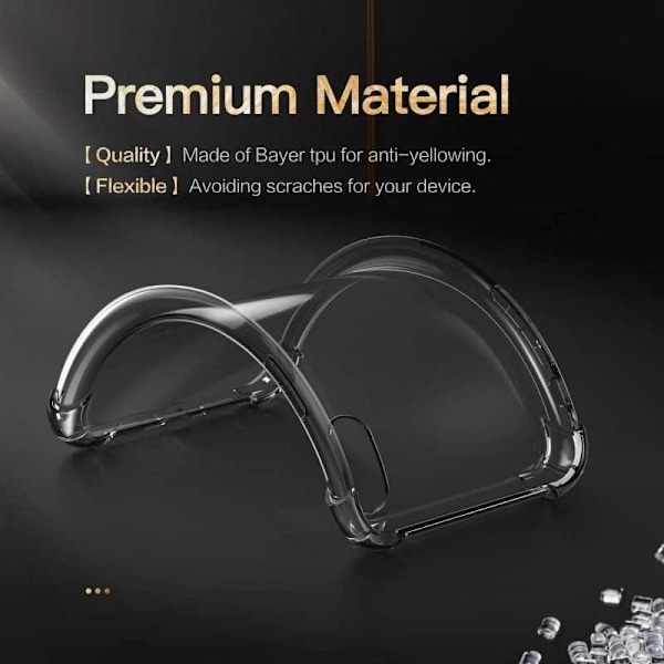 iPhone XS Iskunvaimennus Silikoni Shell Shockr Transparent
