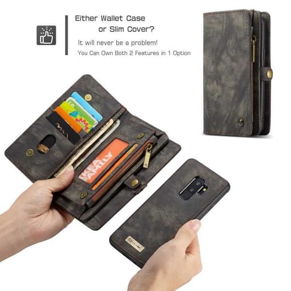 Multi-slot Flipfodral Samsung Galaxy S9 Plus Svart