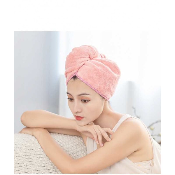 Turbie hiuspyyhe Rosa