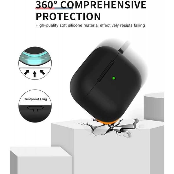 Airpods 3 Skyddsfodral i Silikon Vit