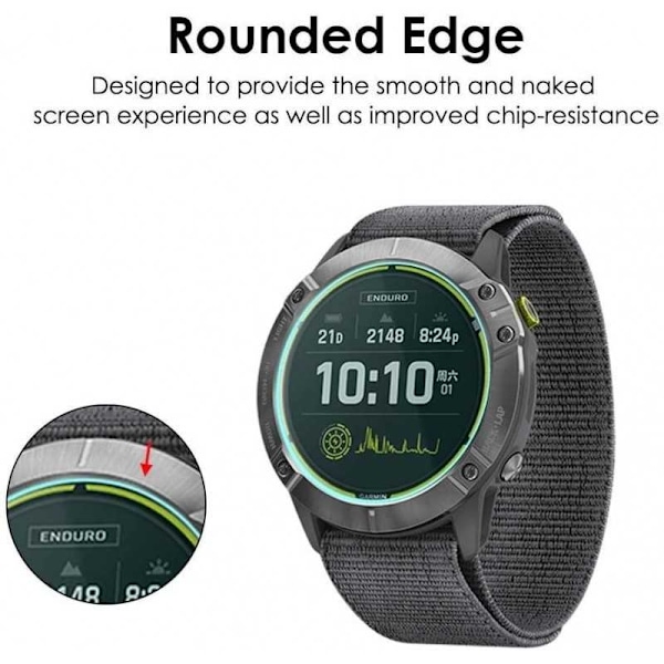 Karkaistu lasi 0,2 mm 9H Garmin Enduro Transparent