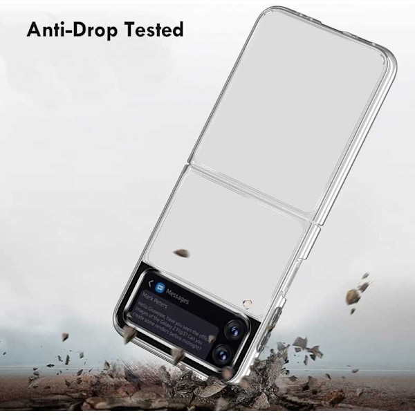 Samsung Z Flip 3 5G Stötdämpande Skal Simple Transparent