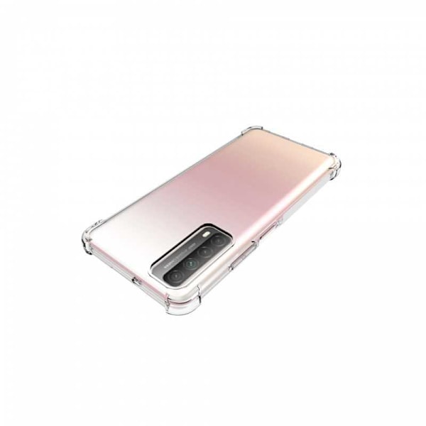 Huawei P Smart 2021 Stødabsorberende Silikone Shell Shockr Transparent