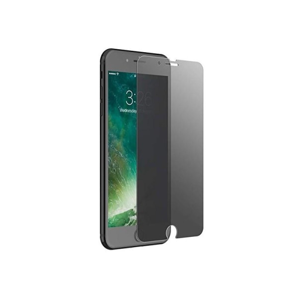 2-PACK iPhone 7 & 8 Privacy Hærdet glas 0,26 mm 2,5D 9H Transparent