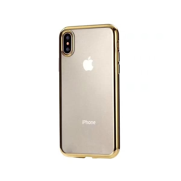 iPhone XR iskuja vaimentava kumikotelo Rosenguld