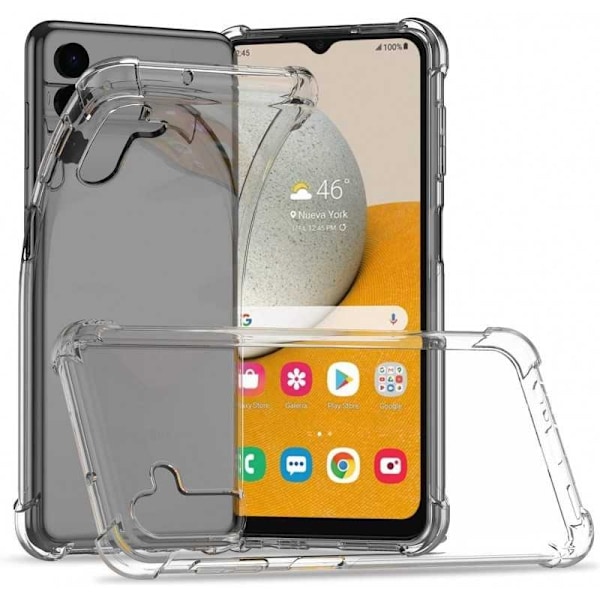 Samsung A13 5G / A04s stødabsorberende silikone Shell Shockr Transparent