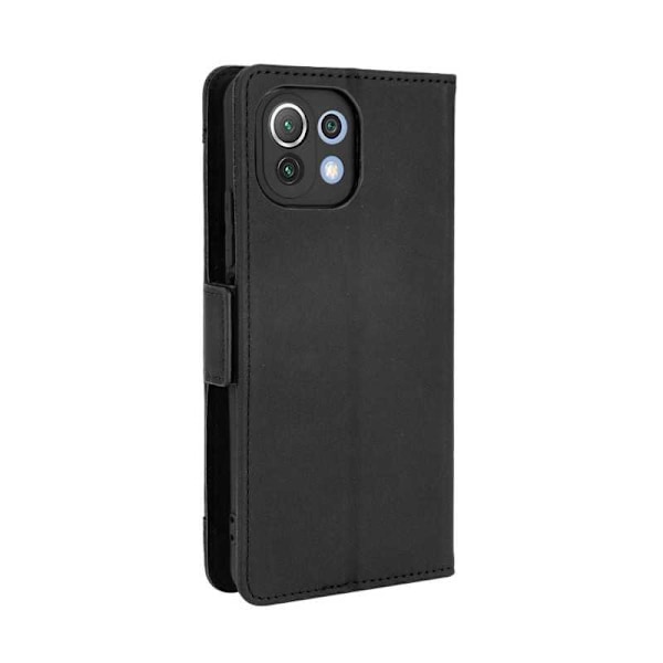 Xiaomi Mi 11 Lite Plånboksfodral PU-Läder 6-FACK Winston V3 Svart