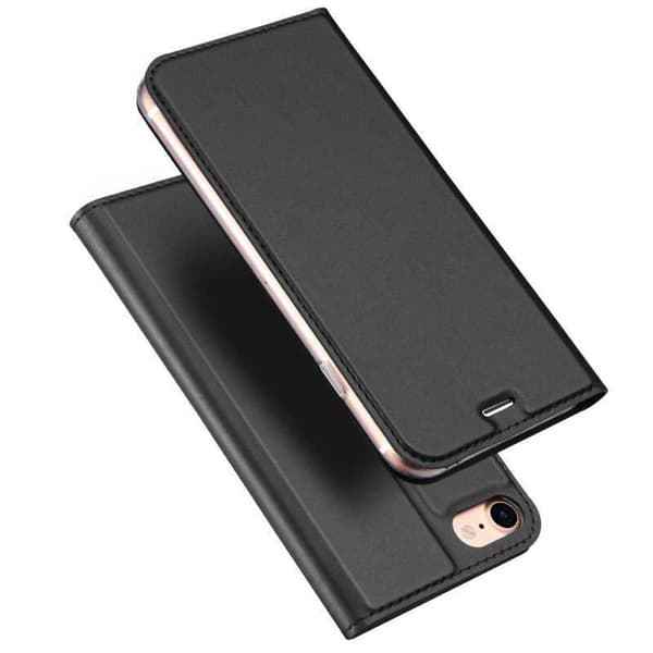 iPhone 7 Plus Flipfodral Skin Pro med Kortfack Svart