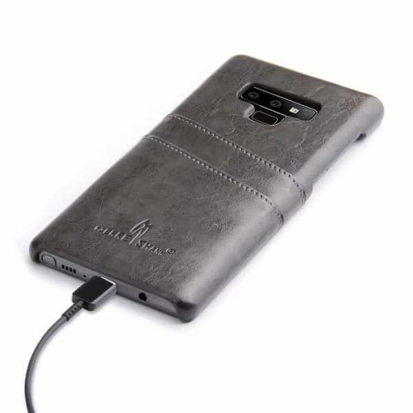 Samsung Note 9 iskuja vaimentava retrokorttikotelo Black