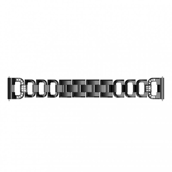 Universal Exklusivt Klockarmband med Strass - 20mm Rosenguld