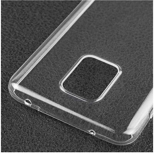 Xioami Note 9 Stötdämpande Mjukt Skal Simple Transparent