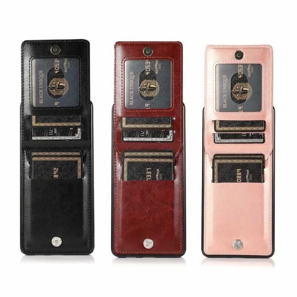 Samsung S20 Mobile Cover -korttipidike 5-FACK Retro V3 Rosenguld