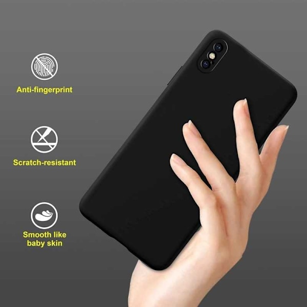 iPhone X / XS Kuminen Shell Liquid - Musta